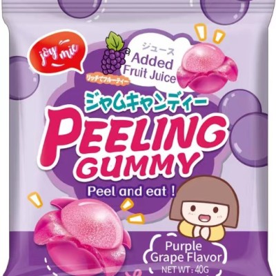 Joymie Peeling Gummy Purple Grape 40g